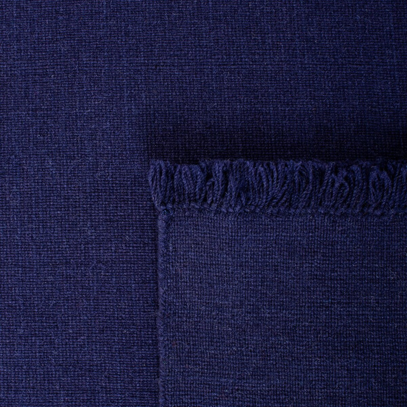 Handmade Purple Wool Rectangular 9' x 12' Area Rug