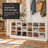 Antoinetta 63 " Wide Hall Tree with Shoe Storage and Shelves
