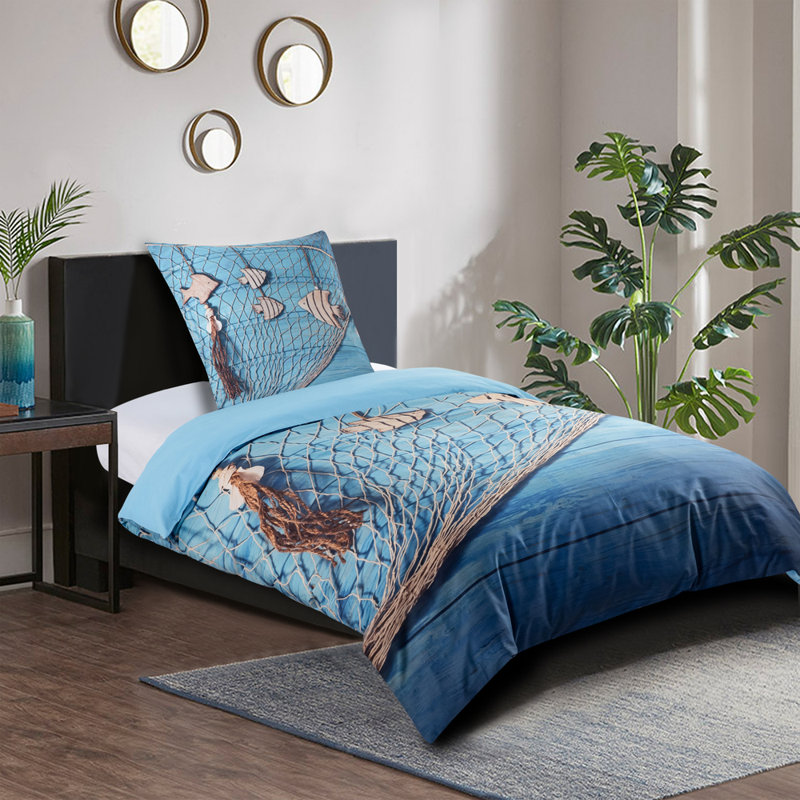 Cotton No Pattern Duvet Cover Set with Pillowcases