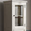 Armoire de présentation et de rangement blanche de style américain-2095346469