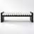 62.8" Chenille Upholstered Bench with Rolled Cushions