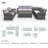 7 - Person Patio Conversation Set with Cushions