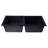 34'' L Double Bowl Granite Kitchen Sink-14644813