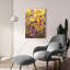 «Yellow 2» par Noemi Ibarz, art mural en verre acrylique-123590833