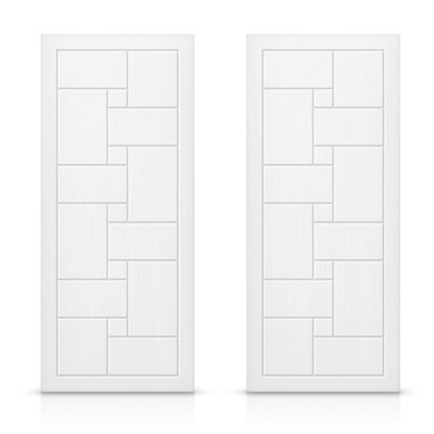 Portes de placard coulissantes à panneaux