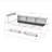 Twin Size Upholstered Velvet Daybed Sofa Bed with Storage Headboard, 2 Drawers, LED & Wireless Charging, Beige-521653255
