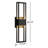 Amalia Wrought Iron LED Wall Light-1440211992
