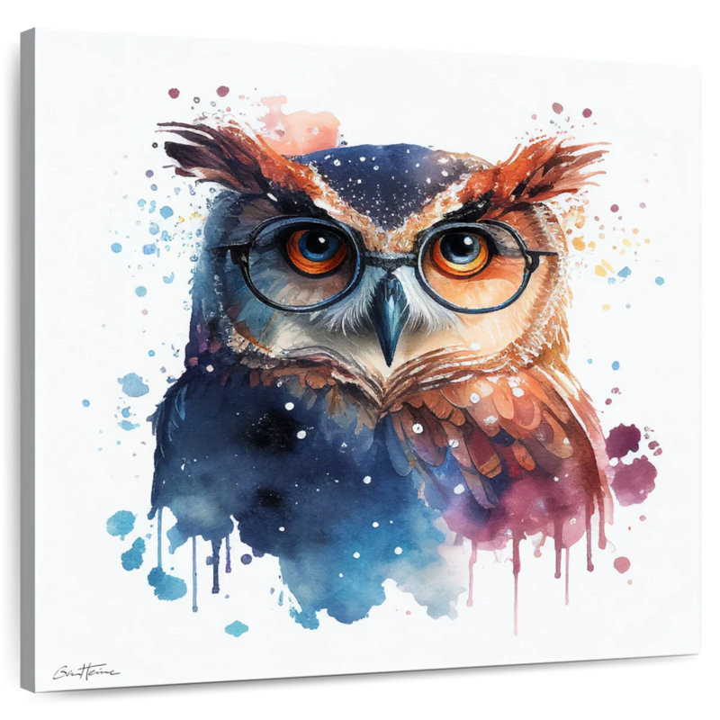 Hibou mignon Brampt - Ben Heine, H 16 po x l 16 po