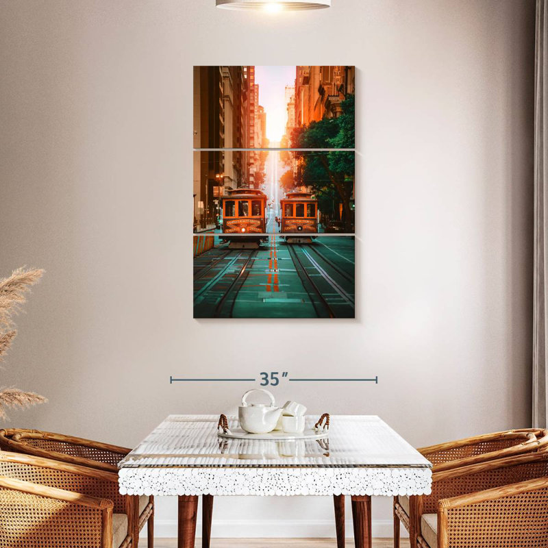 Nicci Trams In San Francsico, 57" H x 36" W