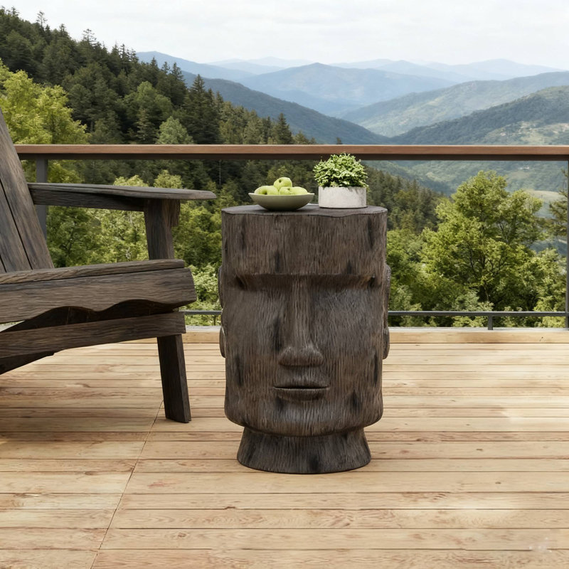 Table d'appoint à piédestal pour l'extérieur
