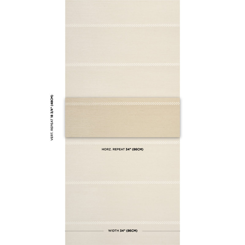 Striped Paper Wallpaper Roll