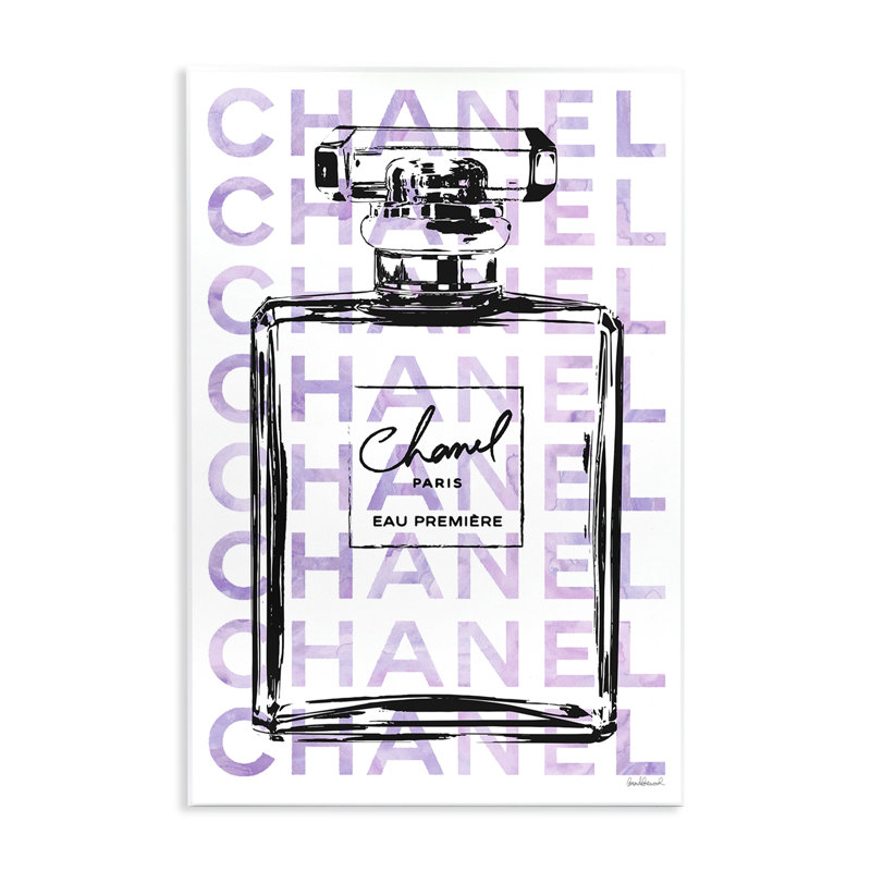 Bouteille de parfum Glam, H 19 po x l 13 po