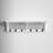 6 - Hook Wall Mounted Coat Rack