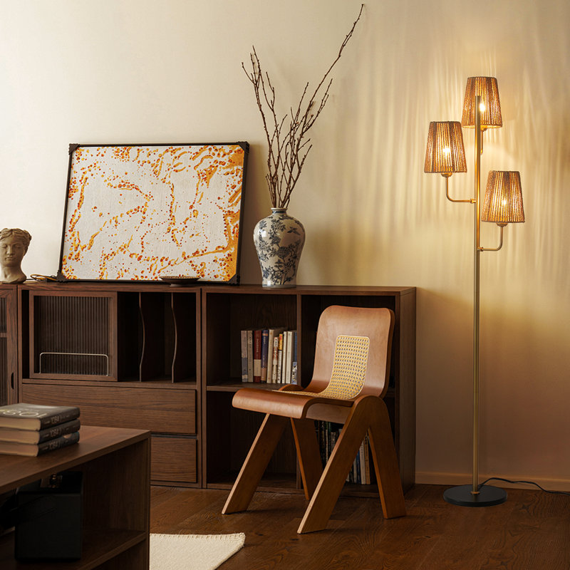 Lampe sur pied 66 po Boho