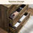 32"W Modern Wood Nightstand , 3-Drawer With Storage-272584954
