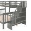 Lit superposé polyvalent avec rangement à tiroirs et garde-corps, idéal pour les familles et les soirées pyjama, assurant confort et organisation.