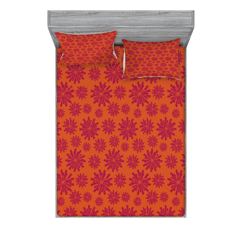 Ensemble de draps modernes Modern, Ensemble de draps pour lit double avec un drap-hou