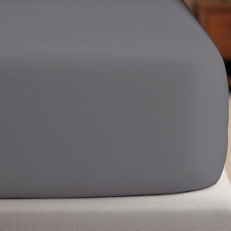 Luxurious Premium Microfiber Sheet Set, Light Gray, Full Sheet Set with  4 Pillowcases