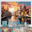City Venice Architectural Popart II, reproduction d'art sur toile-755272147-755272146
