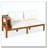 4 Pieces Outdoor Acacia Wood Sofa Set,-2103963065