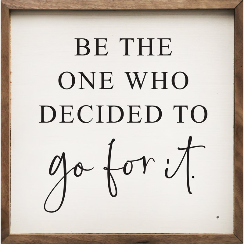 Go For It - blanc, H 24 po x l 24 po