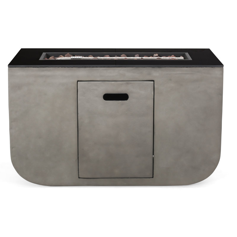Aprell Rectangle Fire Pit Table
