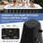 Person Inflatable Hot Tub Spa with 130 Bubble Jets, Portable Heated Spa with Cover, Ground Mat & Filter Cartridges, 73" x 73", US Plug-127390983-127390980