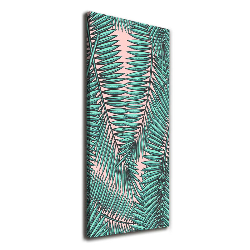 Leaves Of Palm - Wrapped Canvas Print