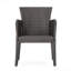 Chaise d'extérieur en polyéthylène pour manger