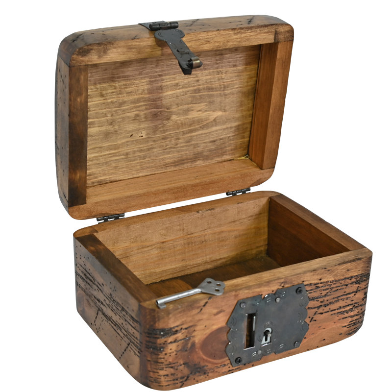 Boîte à bijoux en bois Keepsakes, Brun