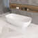 65'' X 30'' Freestanding Soaking Solid Surface Oval Bahtub Matte White