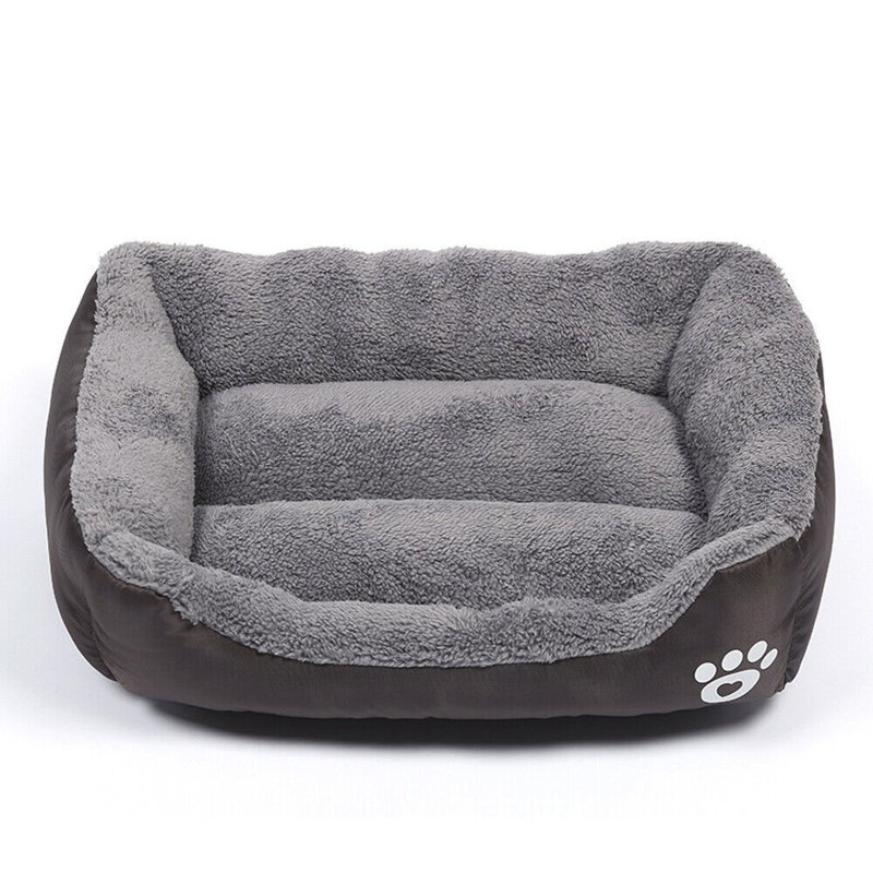 Lit orthopédique pour animaux Goncalves, H 1 po x l 31,5 po x P 25,6 po, Noir