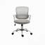 Chaise de bureau pivotante et réglable avec accoudoirs