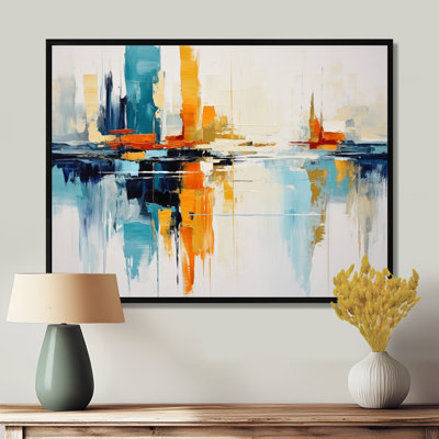 «Fall rain in New York City II», décor d'art mural paysage urbain