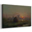 Martin Johnson Heade, "soleil couchant sur les marais salants" - Art mural de qualité musée sur toile tendue-765204716