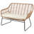 4-Piece Conversation Set In Tan And Cream-1786549696