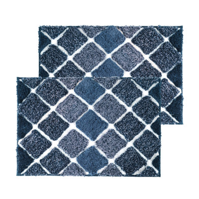 Tapis de bain en microfibre surdimensionné Spa - paquet de 1 ou 2 24 po x 36 po