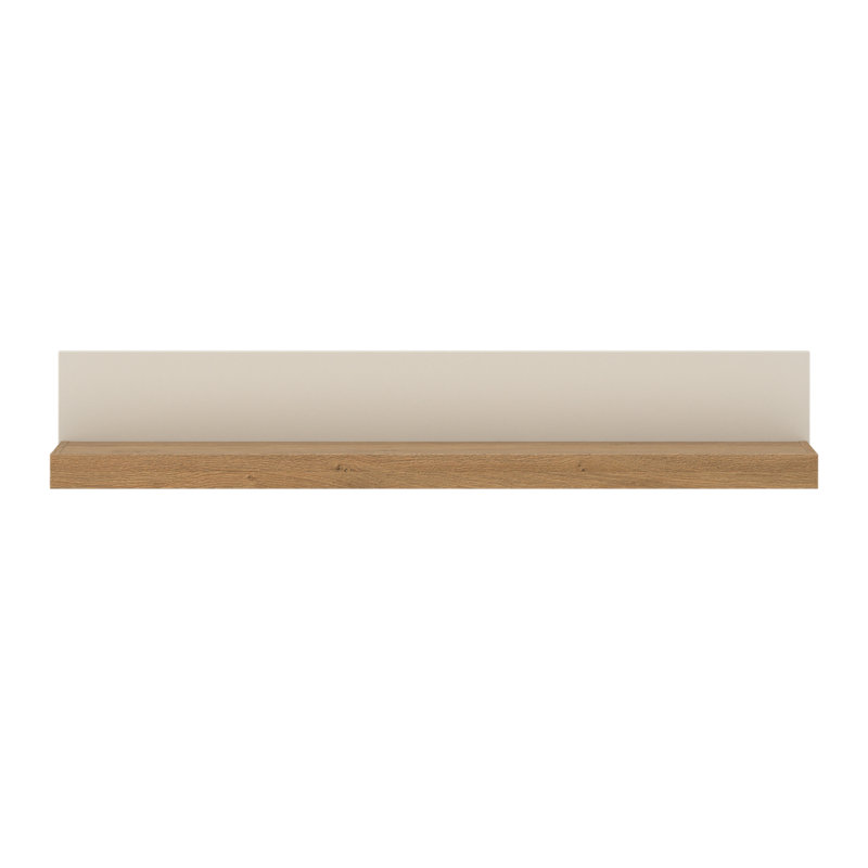 Plywood / Laminate Board Floating Shelf, 28 cm H x 154.10000000000002 cm L x 24.8 cm D