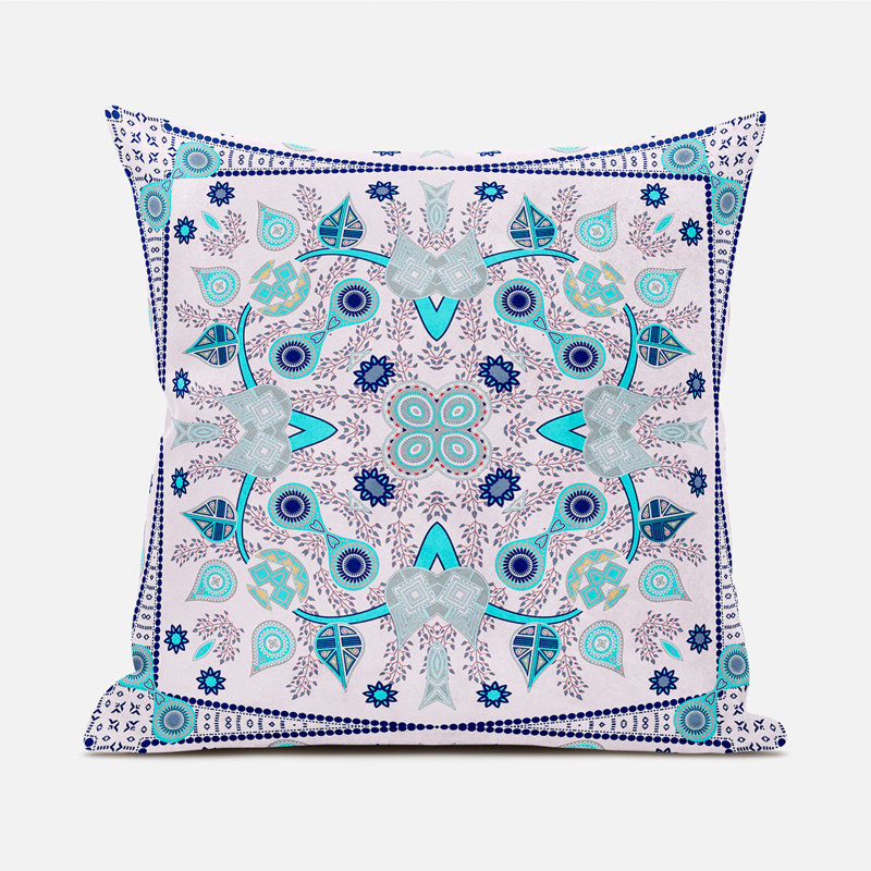Housse et insert de coussin décoratif en polyester pour l'intérieur et l'extérieur, 18 po x 18 po