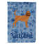 Caniche en polyester à 2 côtés 40 x 28 po standard welcome drapeau maison-957492929