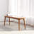 Natural Oak Wood For Dining Bench Table Bench For Living Room-1467398395