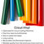 Ensemble de 6 rouleaux adhésifs en vinyle Cricut Smart Rainbow