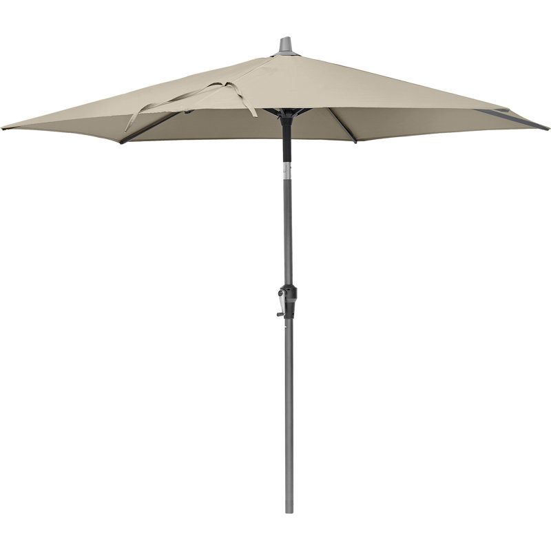 Hatten Riva Traditional Round Parasol, Champagne, 232cm H x 250cm W x 250cm D
