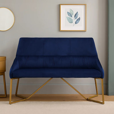 Auxter Velvet Upholstered Bench