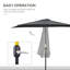 Aretzi 293cm Market Parasol