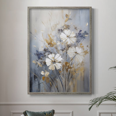 Reproduction encadrée FLORAL Series CECL III - bois massif