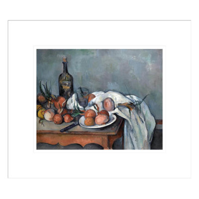 «Nature morte aux oignons» par Paul Cézanne