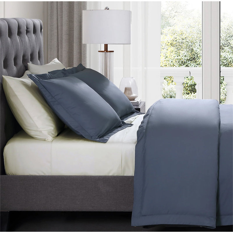 Hotel Percale Sheet Set, King, Slate