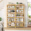 Bibliothèque étagère en bambou avec tablettes réglables H 63,4 "x l 23,6" Forontenac-769068737