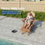 Ensemble de 2 chaises Adirondack pliantes en PEHD avec repose-pieds rétractable, chaises de patio réglables toutes saisons à 3 positions-327258636
